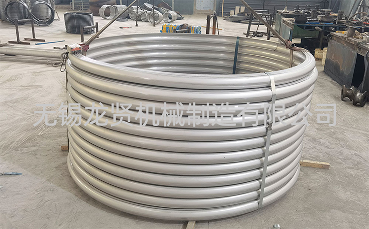 龍賢：半圓管不銹鋼盤管制作